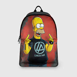 Рюкзак Гомер в футболке Linkin Park, цвет: 3D-принт — фото 2