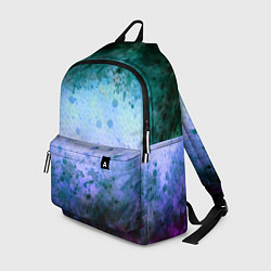 Рюкзак Абстракция - blue-green acid, цвет: 3D-принт