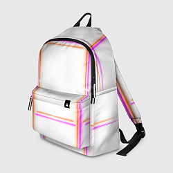 Рюкзак Neon white orange pink, цвет: 3D-принт