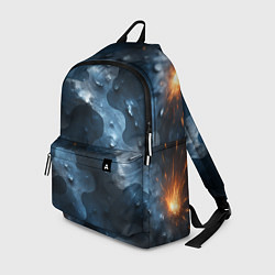 Рюкзак Синий камуфляж с каплями, цвет: 3D-принт