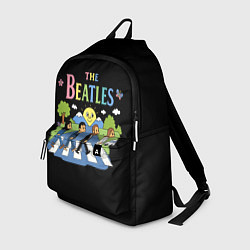 Рюкзак The Beatles, мультяшный стиль, цвет: 3D-принт