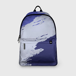 Рюкзак Сине-голубые неравномерные полосы, цвет: 3D-принт — фото 2