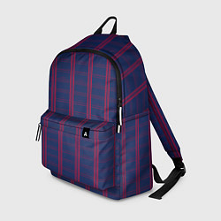 Рюкзак Color blue cage pink stripes, цвет: 3D-принт