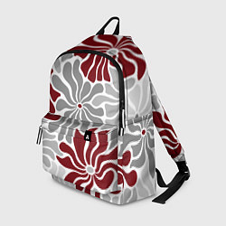 Рюкзак Цветы cherry and grey pattern