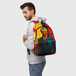 Рюкзак Лев Троцкий поп-арт, цвет: 3D-принт — фото 2