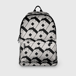 Рюкзак Три буквы: чёрные, цвет: 3D-принт — фото 2