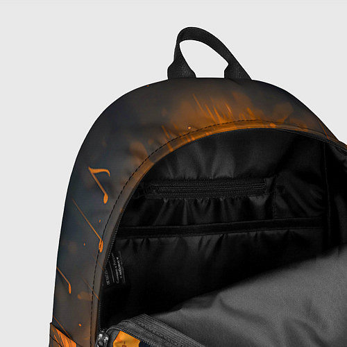Рюкзак Гитарист играющий в пламени / 3D-принт – фото 4