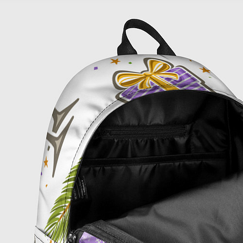 Рюкзак Новогодний вайб / 3D-принт – фото 4