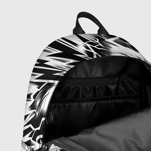 Рюкзак Свирепые лица и молнии - нейроарт / 3D-принт – фото 4