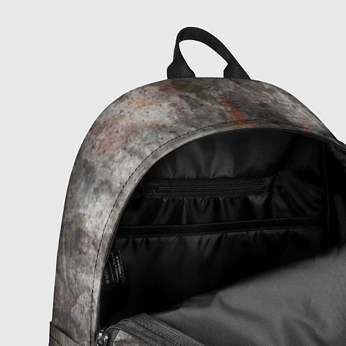 Рюкзак Абстракция - gray stone / 3D-принт – фото 4