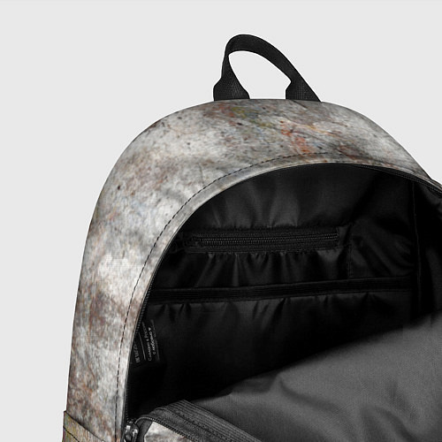 Рюкзак Абстракция - gray limestone / 3D-принт – фото 4