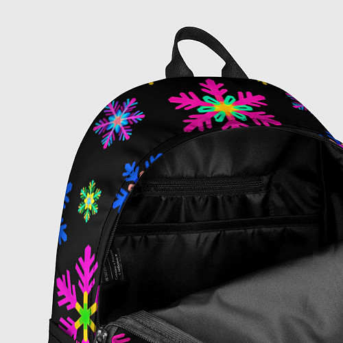 Рюкзак Снежинки ретро / 3D-принт – фото 4