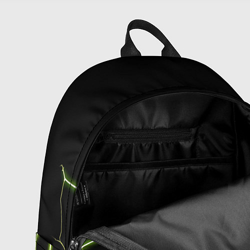 Рюкзак Color green black / 3D-принт – фото 4