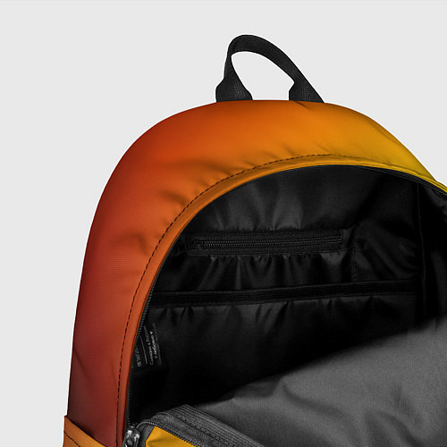 Рюкзак Color yellow red gradient / 3D-принт – фото 4