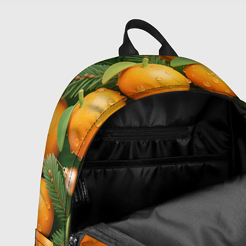 Рюкзак Мандариновое настроение / 3D-принт – фото 4