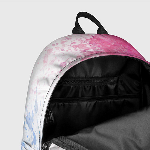 Рюкзак Белый и розовый / 3D-принт – фото 4