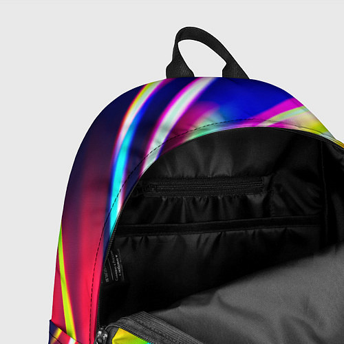 Рюкзак Цветные блики / 3D-принт – фото 4