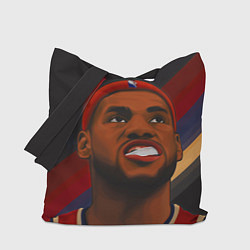 Сумка-шопер LeBron Smile, цвет: 3D-принт