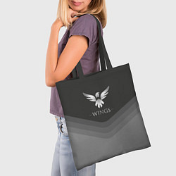 Сумка-шопер Wings Uniform, цвет: 3D-принт — фото 2