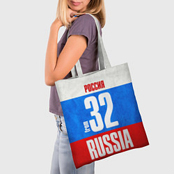 Сумка-шопер Russia: from 32, цвет: 3D-принт — фото 2