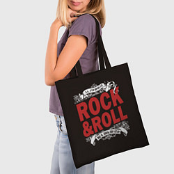 Сумка-шопер Rock & Roll, цвет: 3D-принт — фото 2