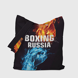 Сумка-шопер Boxing Russia, цвет: 3D-принт