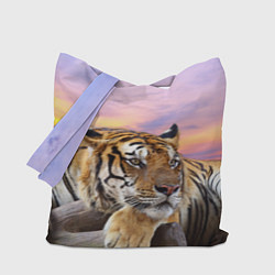 Сумка-шоппер Тигр на закате