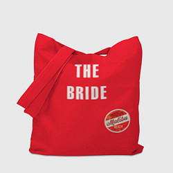Сумка-шопер Невеста в красном, цвет: 3D-принт