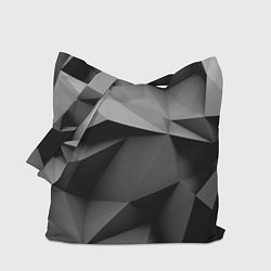 Сумка-шопер Gray abstraction, цвет: 3D-принт
