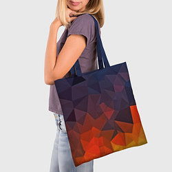 Сумка-шопер Абстракция, цвет: 3D-принт — фото 2