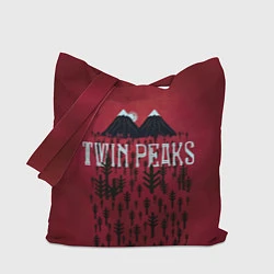 Сумка-шопер Twin Peaks Wood, цвет: 3D-принт