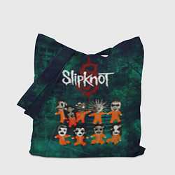 Сумка-шопер Группа Slipknot, цвет: 3D-принт