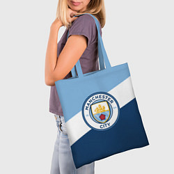 Сумка-шопер FC Manchester City: Colors, цвет: 3D-принт — фото 2