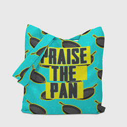 Сумка-шопер Praise The Pan, цвет: 3D-принт