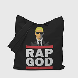 Сумка-шопер Rap God Eminem, цвет: 3D-принт