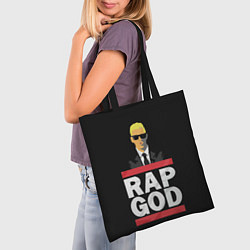 Сумка-шопер Rap God Eminem, цвет: 3D-принт — фото 2