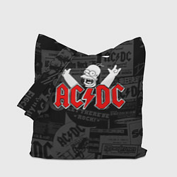 Сумка-шоппер AC DC - Homer Simpson