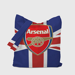 Сумка-шопер FC Arsenal: England, цвет: 3D-принт