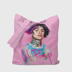 Сумка-шопер Lil Peep: Pink Style, цвет: 3D-принт