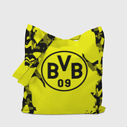 Сумка-шопер FC Borussia Dortmund: Yellow & Black, цвет: 3D-принт