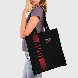 Сумка-шопер Audi: Black Sport, цвет: 3D-принт — фото 2