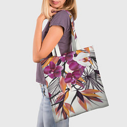 Сумка-шопер Fashion Flowers, цвет: 3D-принт — фото 2