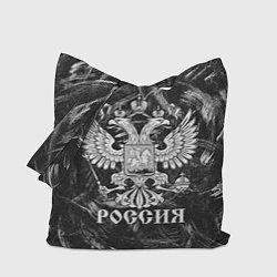 Сумка-шоппер Россия: Серый мотив