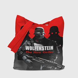 Сумка-шопер Wolfenstein: The New Order, цвет: 3D-принт