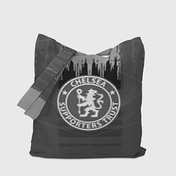 Сумка-шопер FC Chelsea: Grey Abstract, цвет: 3D-принт