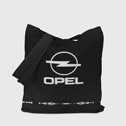 Сумка-шопер Opel: Black Abstract, цвет: 3D-принт