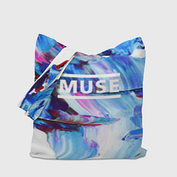 Сумка-шопер MUSE: Blue Colours, цвет: 3D-принт