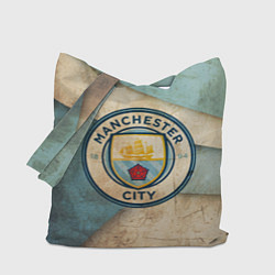 Сумка-шопер FC Man City: Old Style, цвет: 3D-принт