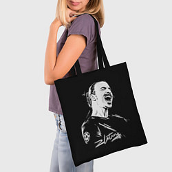 Сумка-шопер Zlatan Ibrahimovic, цвет: 3D-принт — фото 2