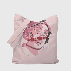 Сумка-шопер Lil Peep: Dead Face, цвет: 3D-принт